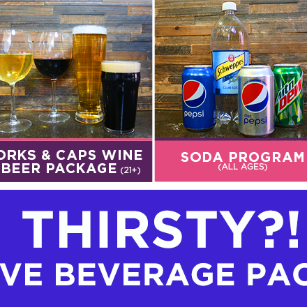 Bring On The Beverage Packages! Bring On The Beverage Packages!